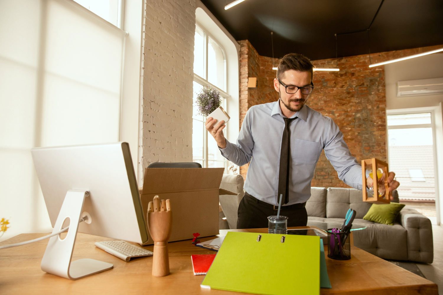 maximizar el espacio en una oficina pequeña